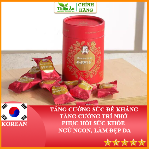 Kẹo Hồng Sâm Có Đường KGC Cheong Kwan Jang KRG Candy 120g