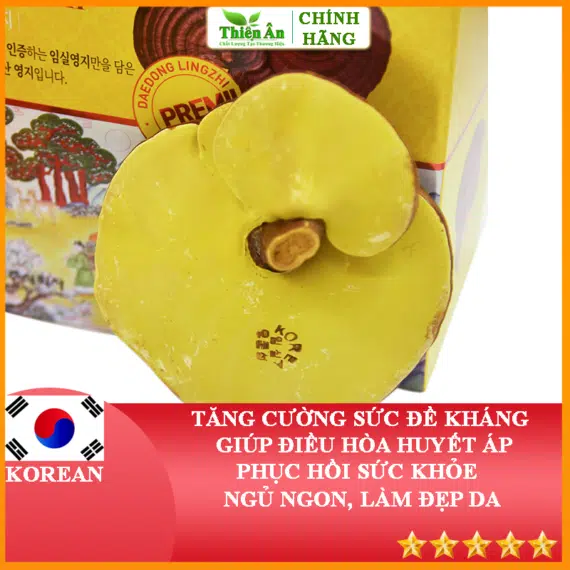 Nấm Linh Chi Imsil Lingzhi Mushroom Premium Hàn Quốc Hộp 1kg