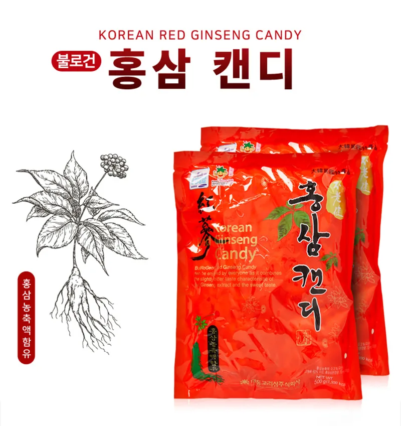 Kẹo Hồng Sâm Red Ginseng Candy 120g
