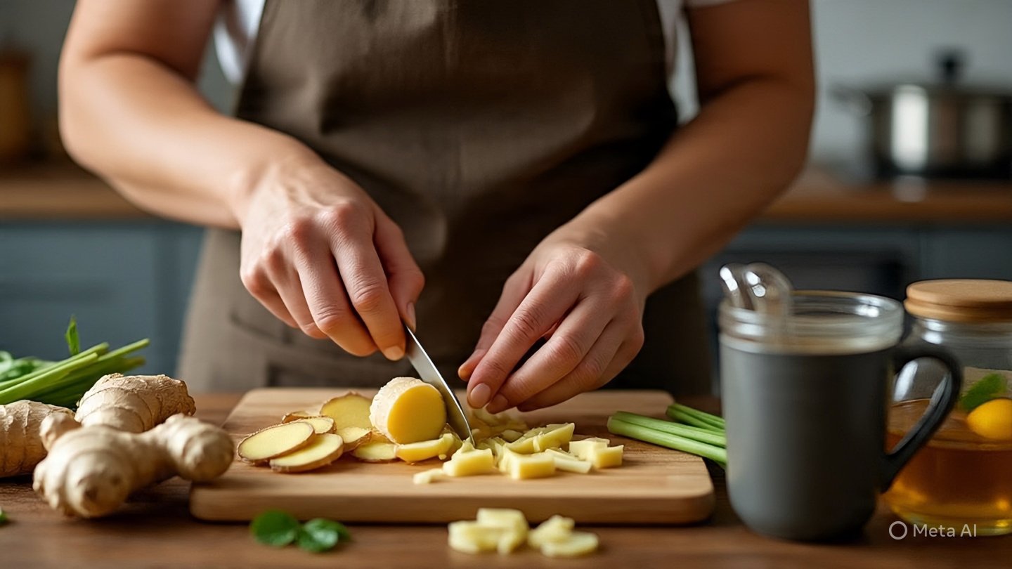 Chia sẻ bài thuốc dân gian trị ho từ gừng, mật ong và lá hẹ đơn giản tại nhà
